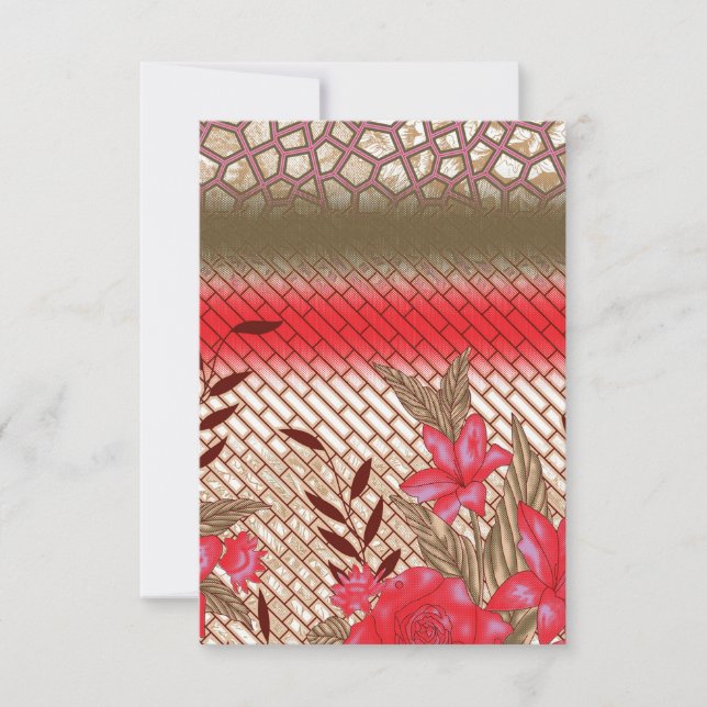 花柄を特徴とする複雑な織物デザイン (正面)