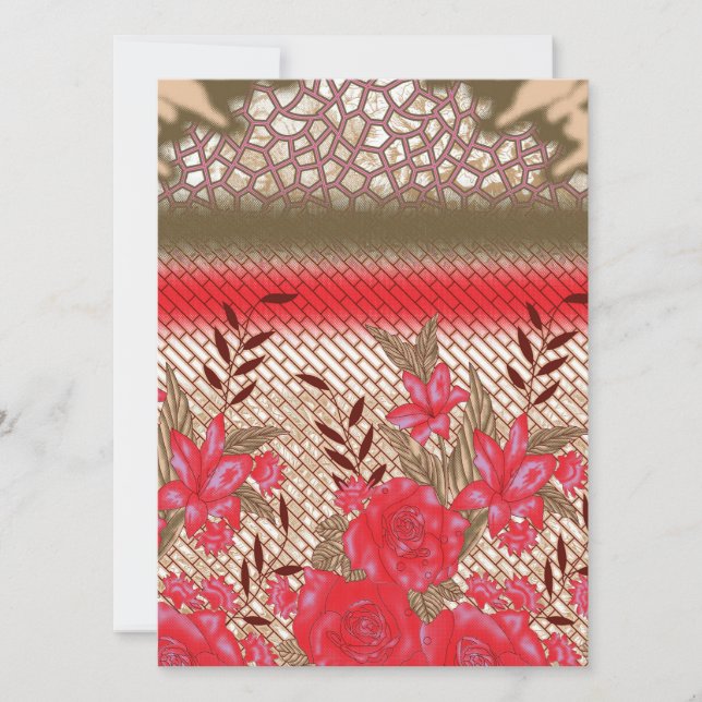 花柄を特徴とする複雑な織物デザイン (正面)