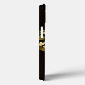 花柄を用いるひだを付けられた東洋ファン Case-Mate iPhoneケース (裏面 / 右)