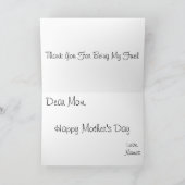 花柄を用いる母の日カードを送って下さい カード