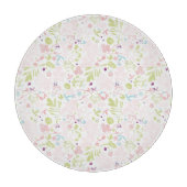 花柄を表示するパターン カッティングボード (正面)