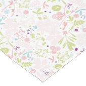 花柄を表示するパターン ショートテーブルランナー (コーナー)