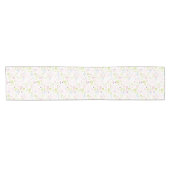 花柄を表示するパターン ショートテーブルランナー (横)