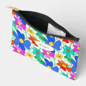 花柄アクセサリーポーチ アクセサリーポーチ (見開き)