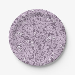 花柄ウィリアムモリスラベンダー ペーパープレート