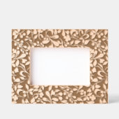 花柄エレガントレーザーエッチング写真枠 レーザー彫刻フレーム (正面)