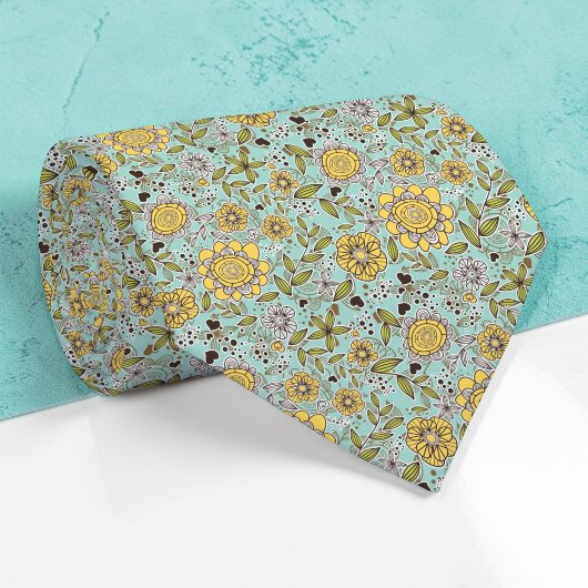 花柄オーダーネクタイ ネクタイ