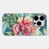花柄カラフルiPhone 14 Pro ケース Case-Mate iPhoneケース (裏面 (横))
