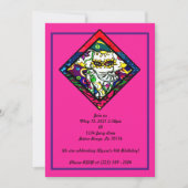 花柄カーニバルゾウ 招待状 (正面)