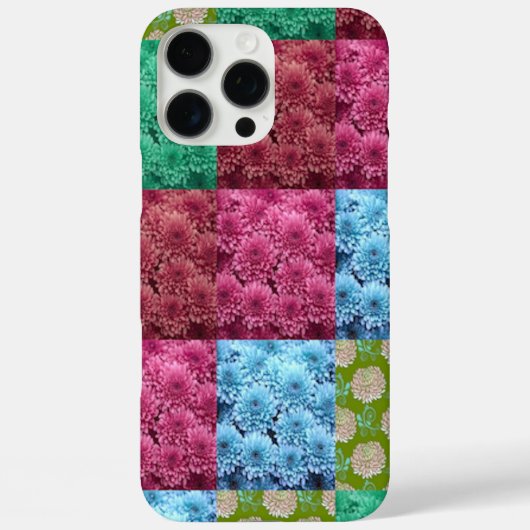 花柄キルトデザイン Case-Mate iPhoneケース (裏面)