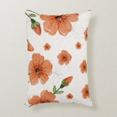花柄クッション アクセントクッション (正面(垂直))