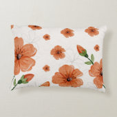 花柄クッション アクセントクッション (裏面)