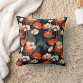 花柄クッション クッション (ブランケット)