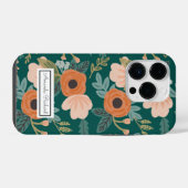 花柄ケース – メイトiPhoneケース iPhoneケース (裏面横)