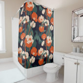 花柄シャワーカーテン シャワーカーテン (インサイチュ)