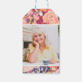 花柄シードパケット記念葬儀 ギフトタグ (裏面)