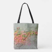 花柄スプレーショルダーバッグ トートバッグ (裏面)