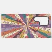 花柄スマホケース SAMSUNG GALAXYケース (裏面横)