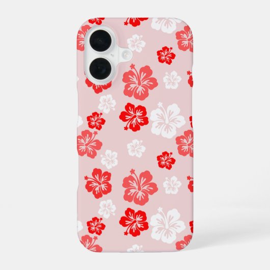 花柄スマートフォンケース iPhone 16ケース (裏面)