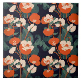 花柄タイル タイル