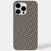 花柄チェックのタフなケース 女性と女の子へのギフト Case-Mate iPhoneケース (裏面)
