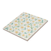 花柄デイジー花 タイル (側面)