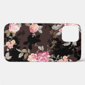 花柄デザインの絵柄 Case-Mate iPhoneケース (裏面 (横))