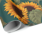 花柄デザインギフト包装紙 ラッピングペーパー (ロールコーナー)