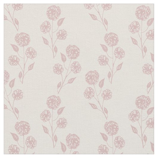 花柄ニュートラル ファブリック (クローズアップ)