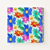 花柄ノート ノートブック (裏面)