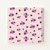 花柄ノート ノートブック (裏面)