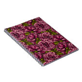 花柄ノート ノートブック (右側)