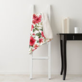 花柄ハイビスカス花 シェルパブランケット (インサイチュ)