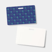 花柄バッジ バッジ (正面＆裏面)