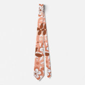 花柄パターン ネクタイ (正面)
