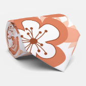 花柄パターン ネクタイ (ロール)