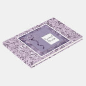 花柄パープル ウィリアムモリス パターン カントリー ゲストブック (コーナー)