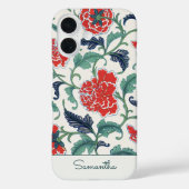 花柄ビンテージ iPhone / iPad カバー (裏面)