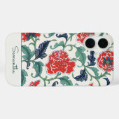 花柄ビンテージ iPhone / iPad カバー (裏面 (横))
