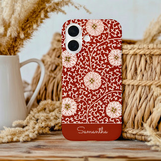 花柄ビンテージ iPhone / iPad カバー