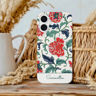 花柄ビンテージ iPhone / iPad カバー