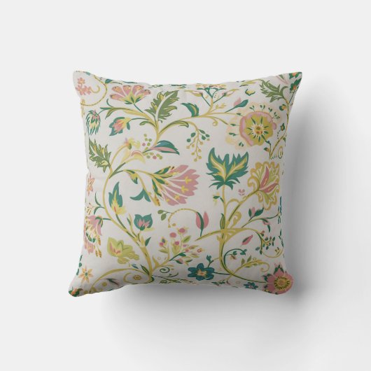 花柄ピロー クッション (裏面)