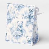 花柄フランスの付トイレ紙及びクマ フェイバーボックス (裏面サイド)