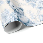 花柄フランスの付トイレ紙及びクマ ラッピングペーパー (ロールコーナー)