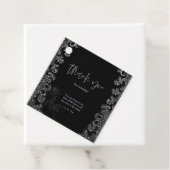 花柄ブラックゴシックバチェロレッテパーティー フェイバータグ (インサイチュ)