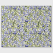 花柄ブルーベル花 ラッピングペーパー (フラット)