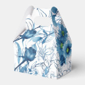 花柄ブルー サンクス フェイバーボックス (裏面サイド)