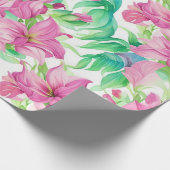 花柄プアケニケの花 ラッピングペーパー (角)