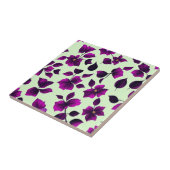 花柄プアメリアフラワー タイル (側面)