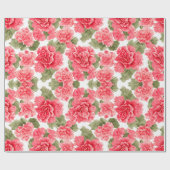 花柄ベゴニア花 ラッピングペーパー (フラット)